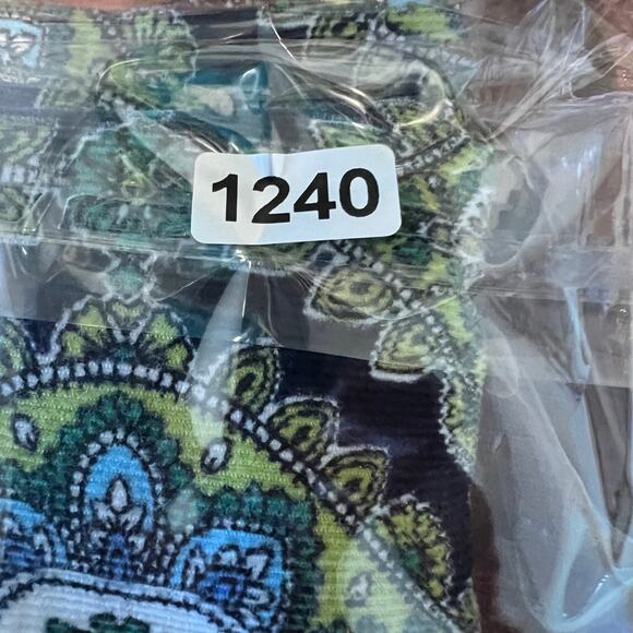 Vera Bradley Corduroy Pull -On Ankle Pants Women’s Size Large Drawstring Boho - Picture 12 of 12